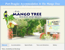 Tablet Screenshot of mango-tree-port-douglas.com